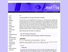 Tablet Screenshot of mut23.de
